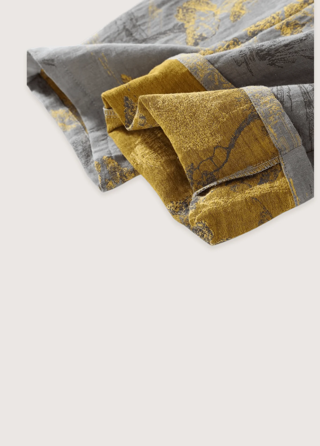 Ensemble pantalon pyjama kimono gris | Momiji - Image 5