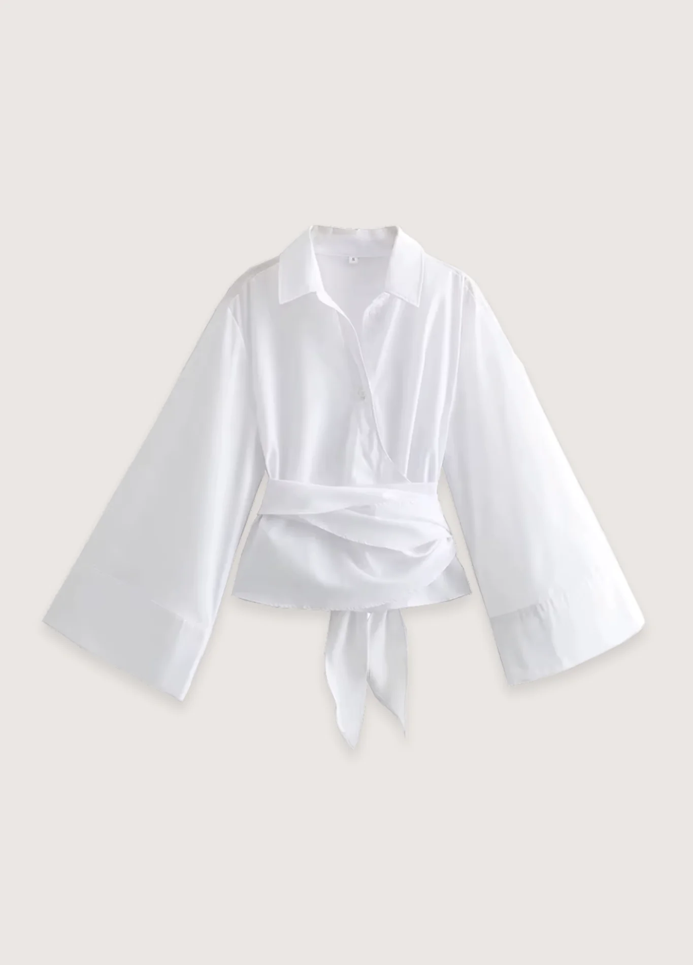 Kimono court blanc | Cache-coeur