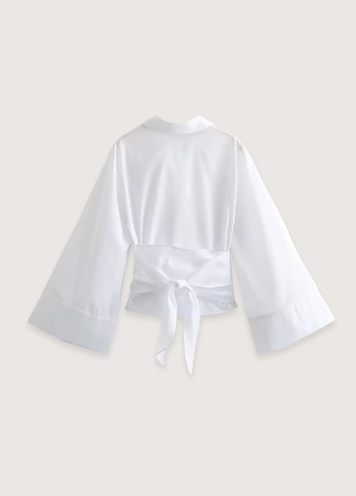 Kimono court blanc | Cache-coeur - Image 2
