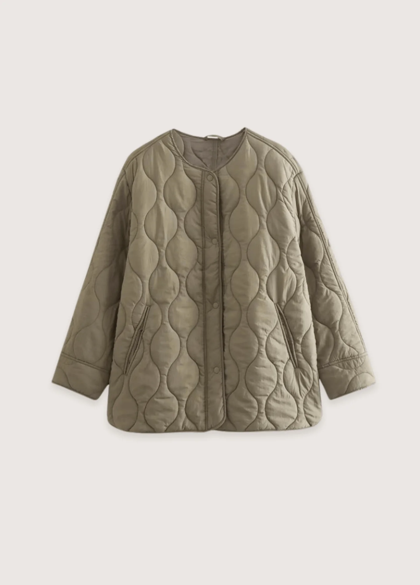 Kimono élégance beige | La Veste Matelassée Ultime - Image 3