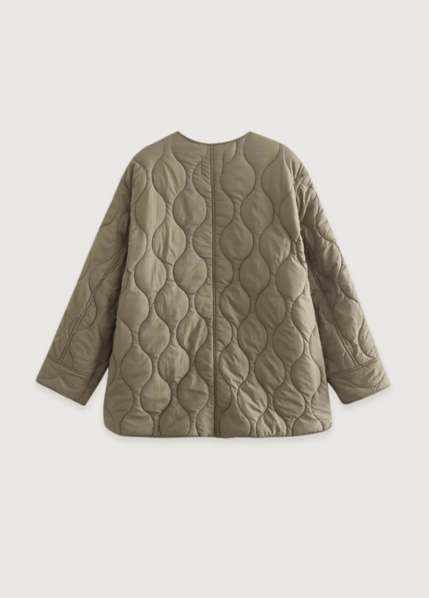 Kimono élégance beige | La Veste Matelassée Ultime - Image 4