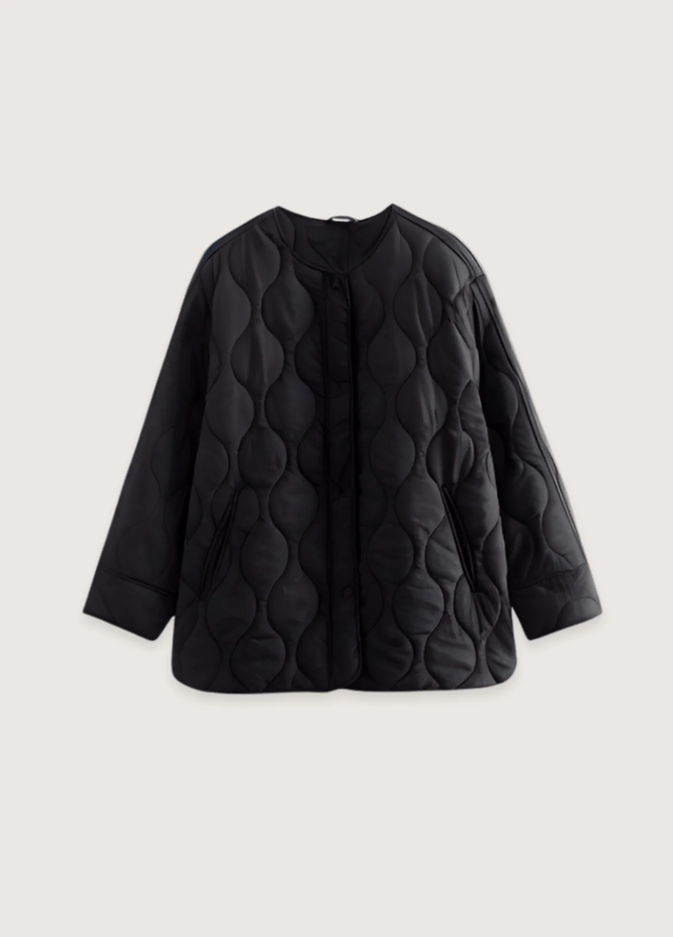 Kimono élégance noire | La Veste Matelassée Ultime