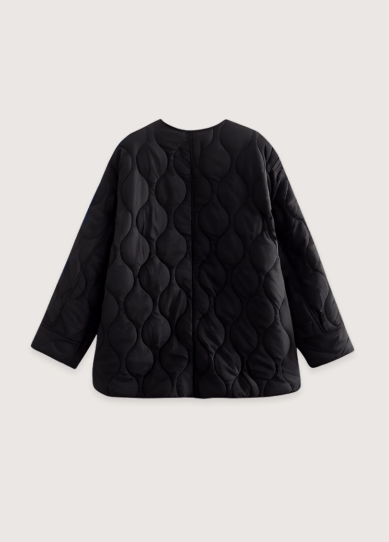 Kimono élégance noire | La Veste Matelassée Ultime - Image 2
