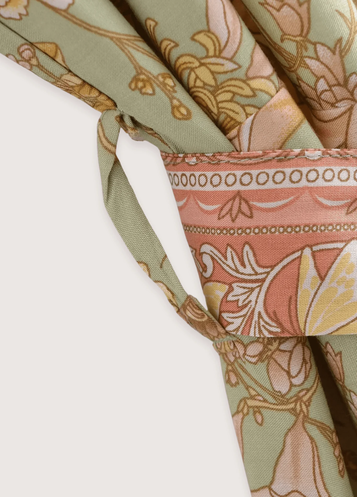 Kimono long bohème fleuri - Image 5