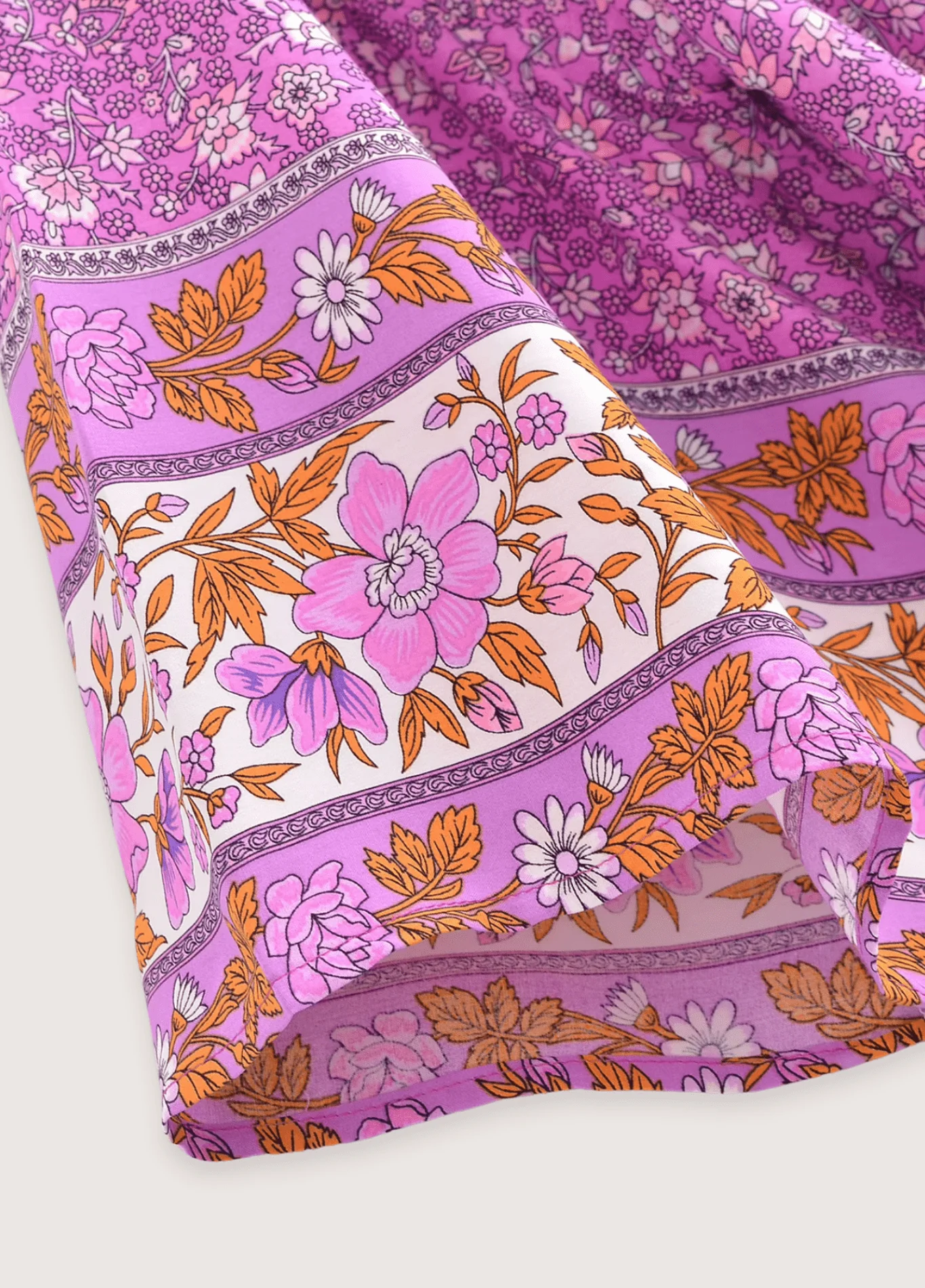 Kimono long | Floral Fuchsia - Image 5