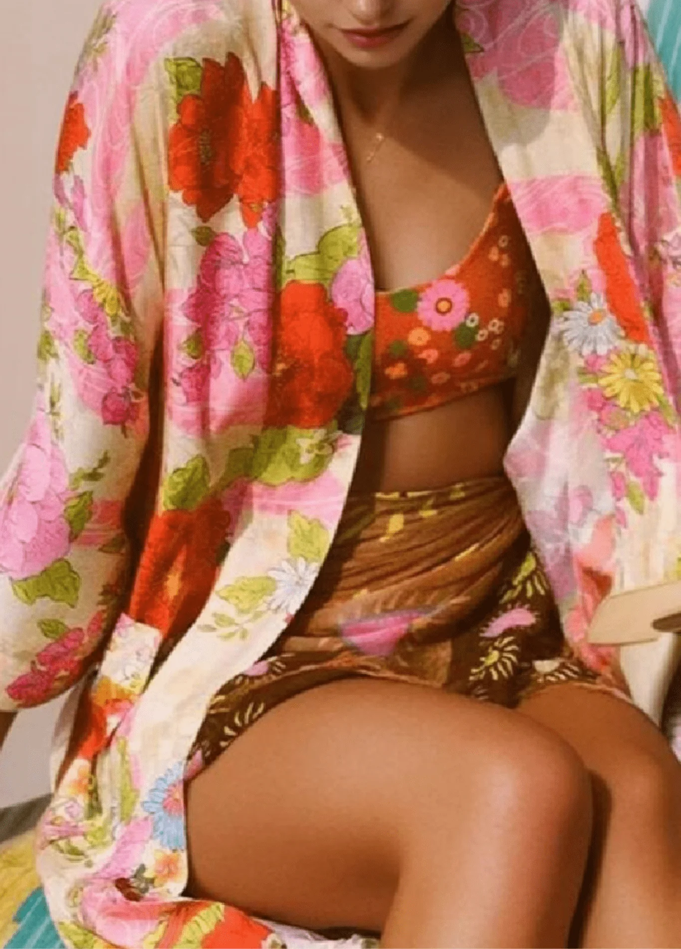Kimono long | Pivoine