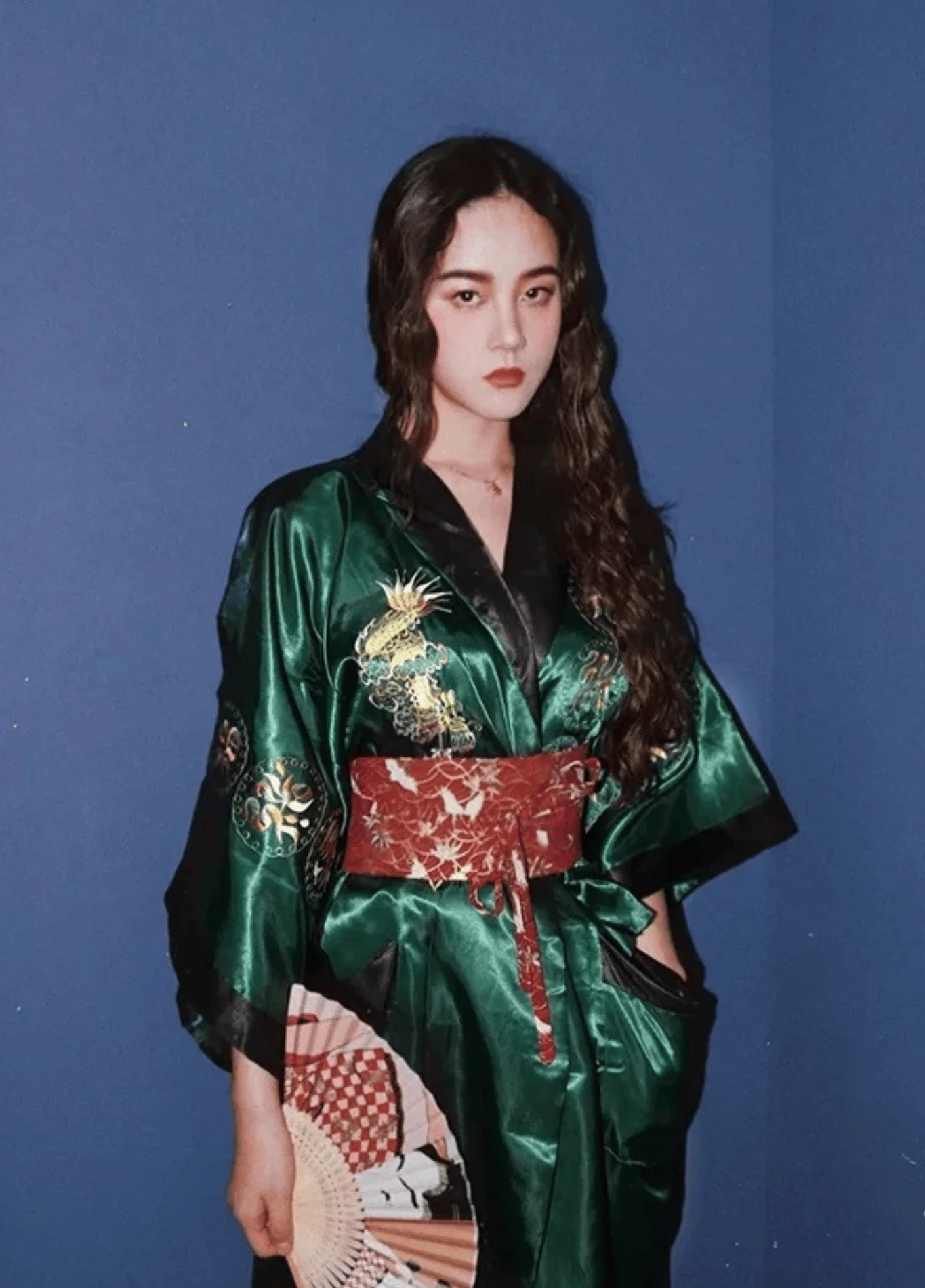 Kimono long soie | Kinryū - Image 2