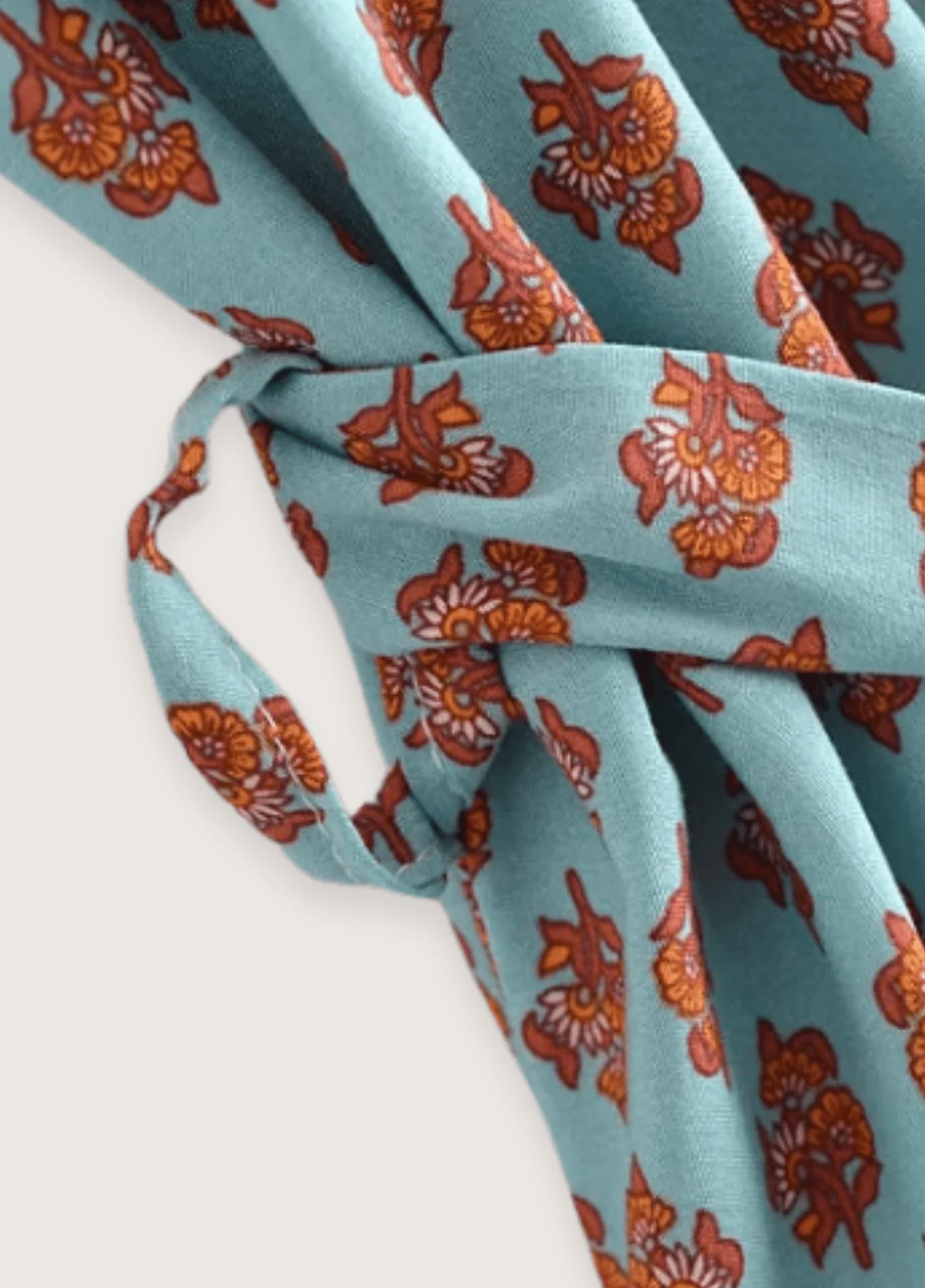 Kimono long turquoise | Daisy Bohème - Image 4