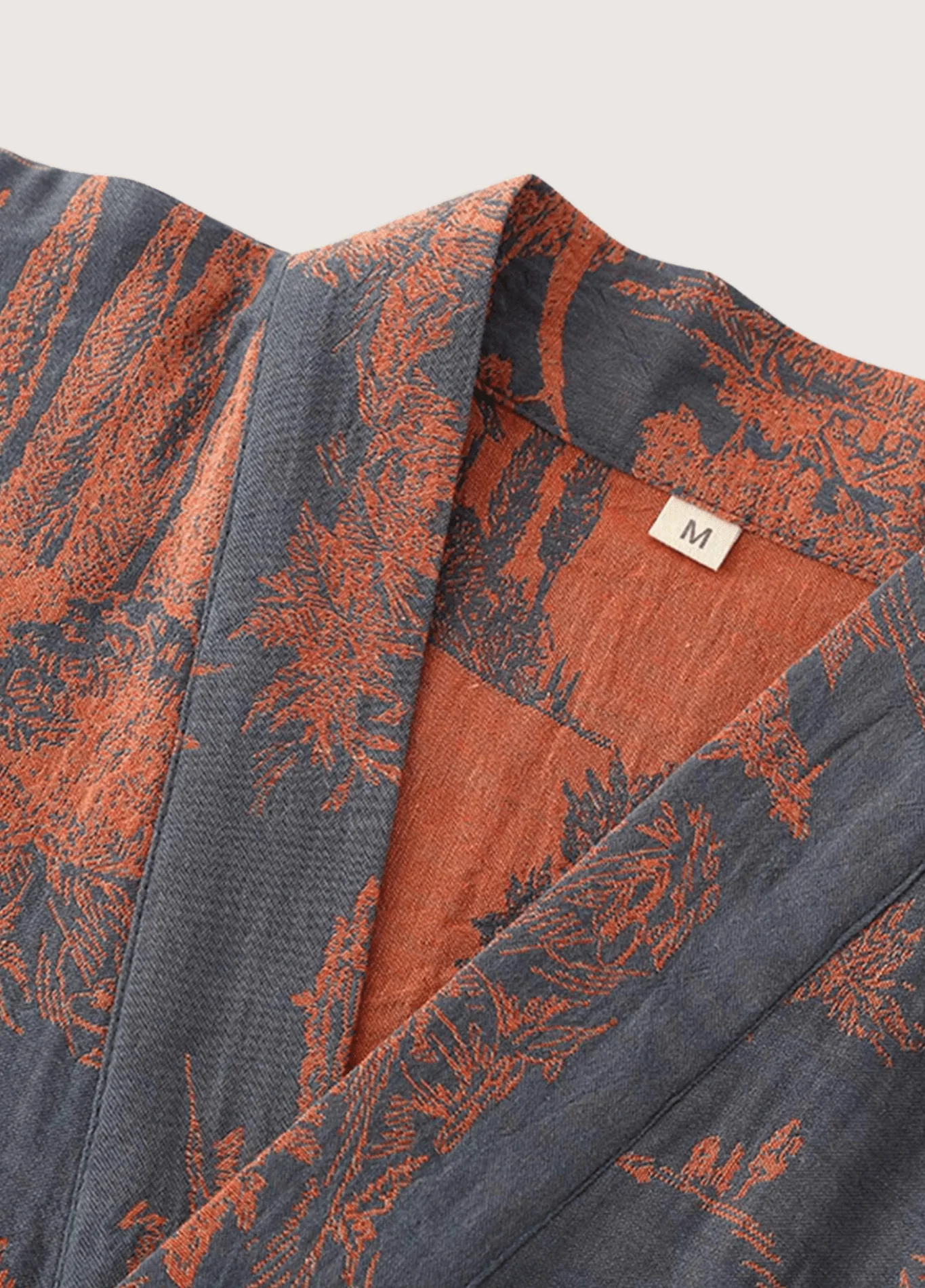 Peignoir kimono bleu homme | Ukiyo - Image 7