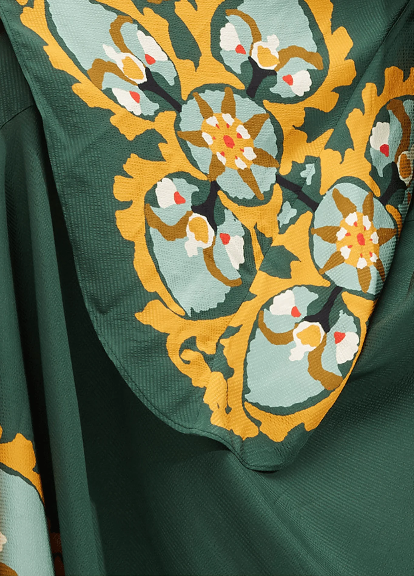Robe kimono réversible | Émeraude - Image 2