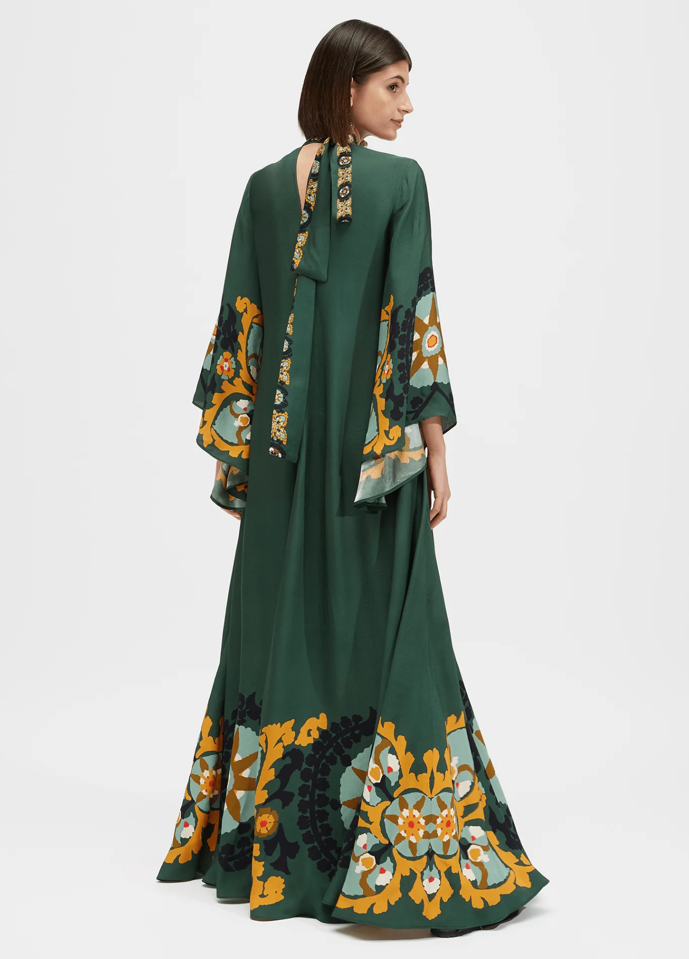 Robe kimono réversible | Émeraude - Image 4