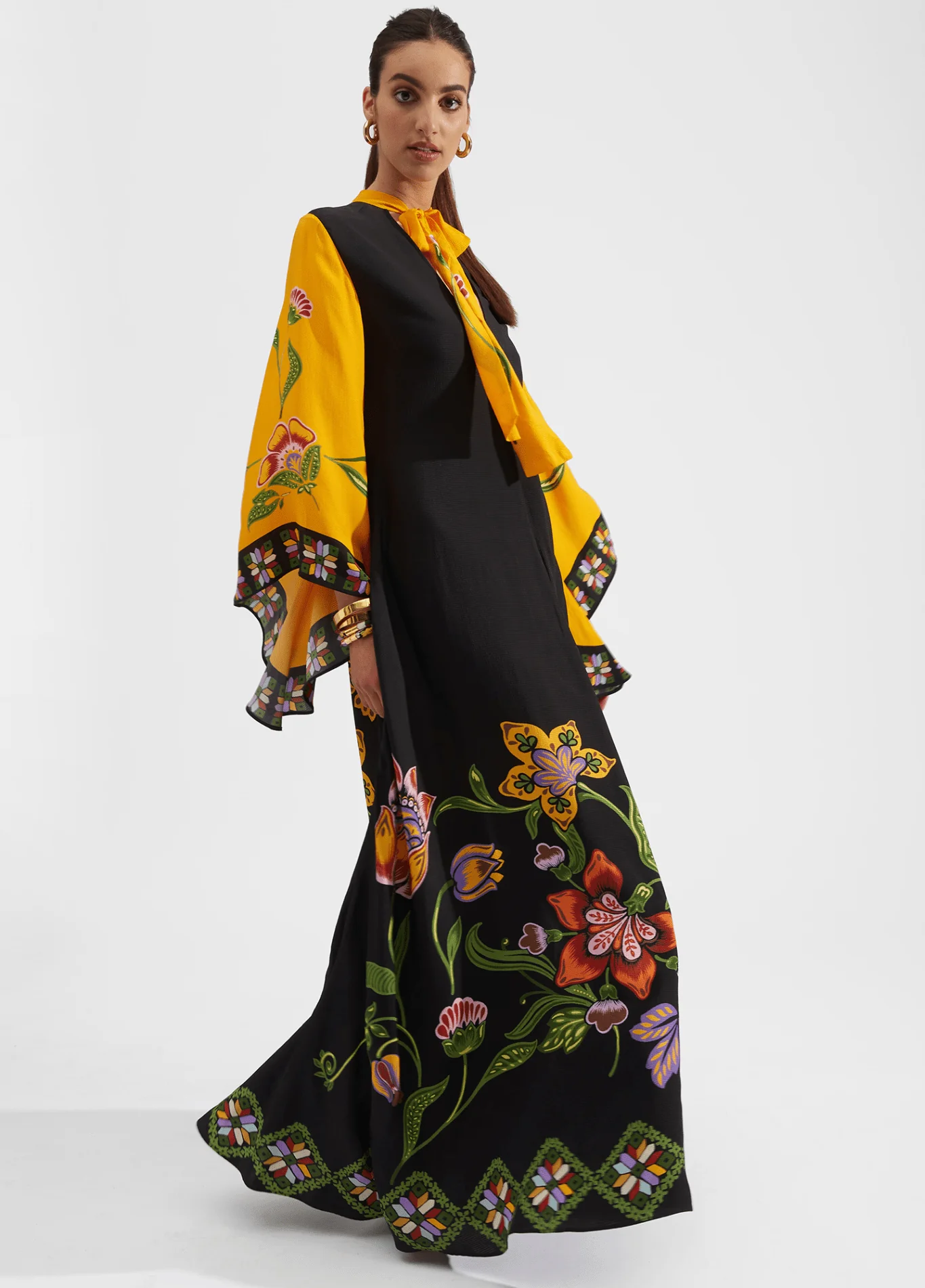 Robe kimono réversible | Floraison - Image 3