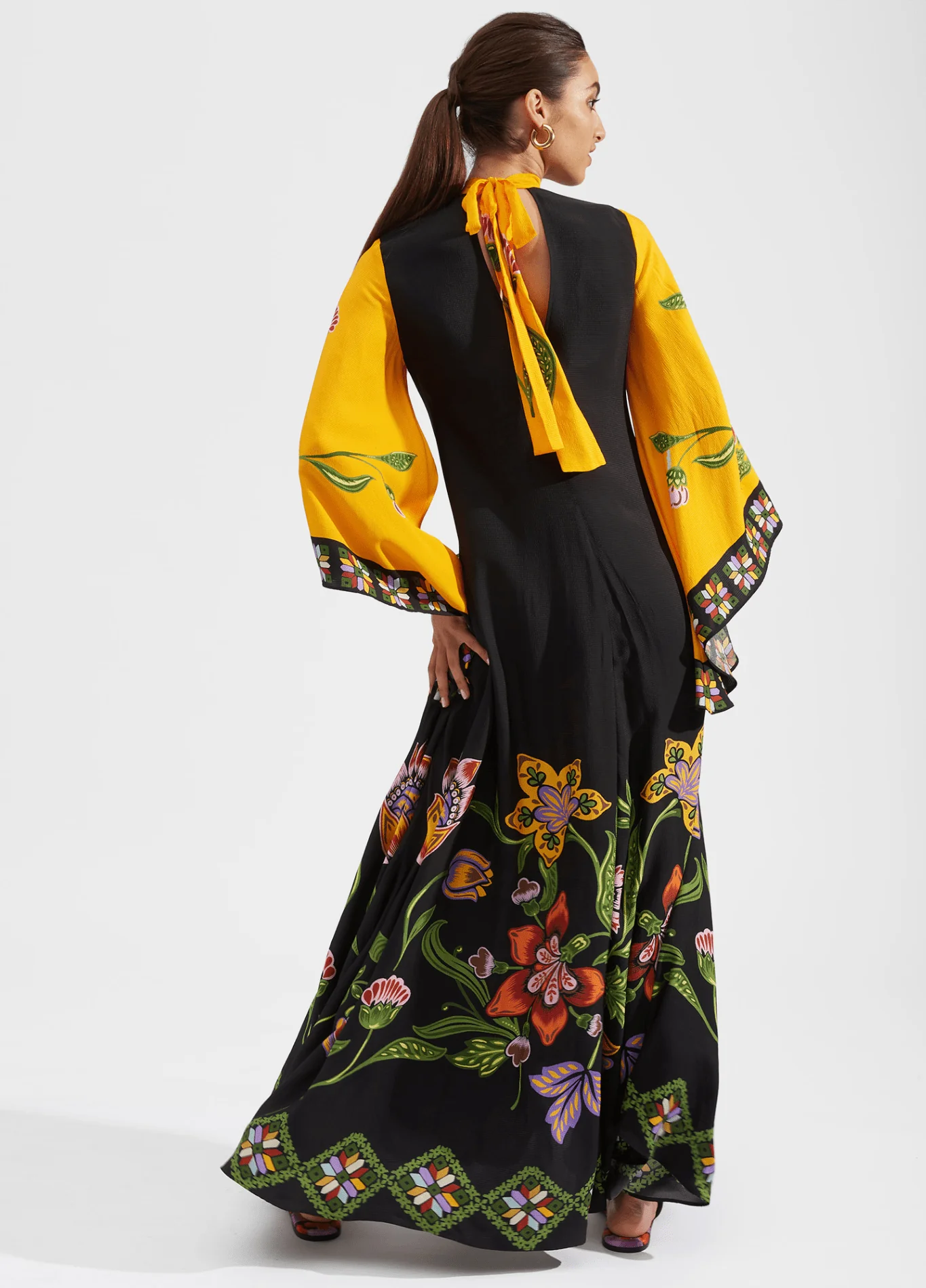 Robe kimono réversible | Floraison - Image 4