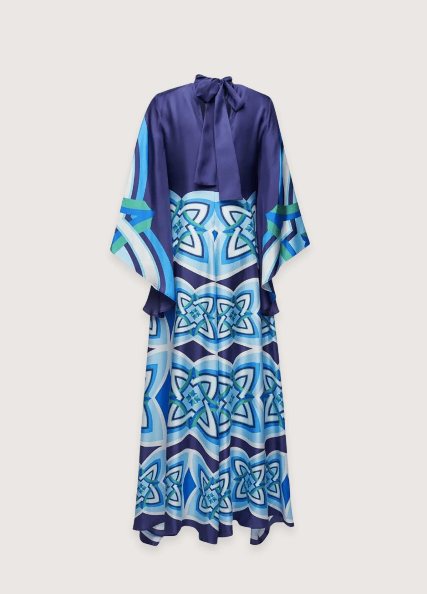 Robe kimono réversible | Saphir - Image 2