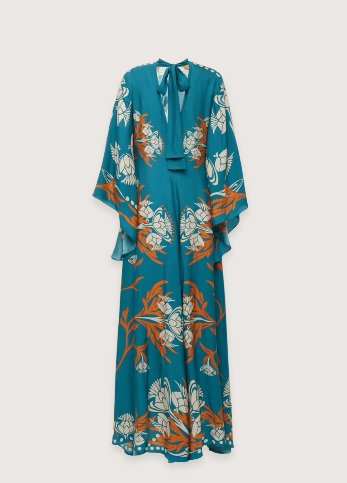 Robe kimono réversible | Turquoise Sauvage - Image 2