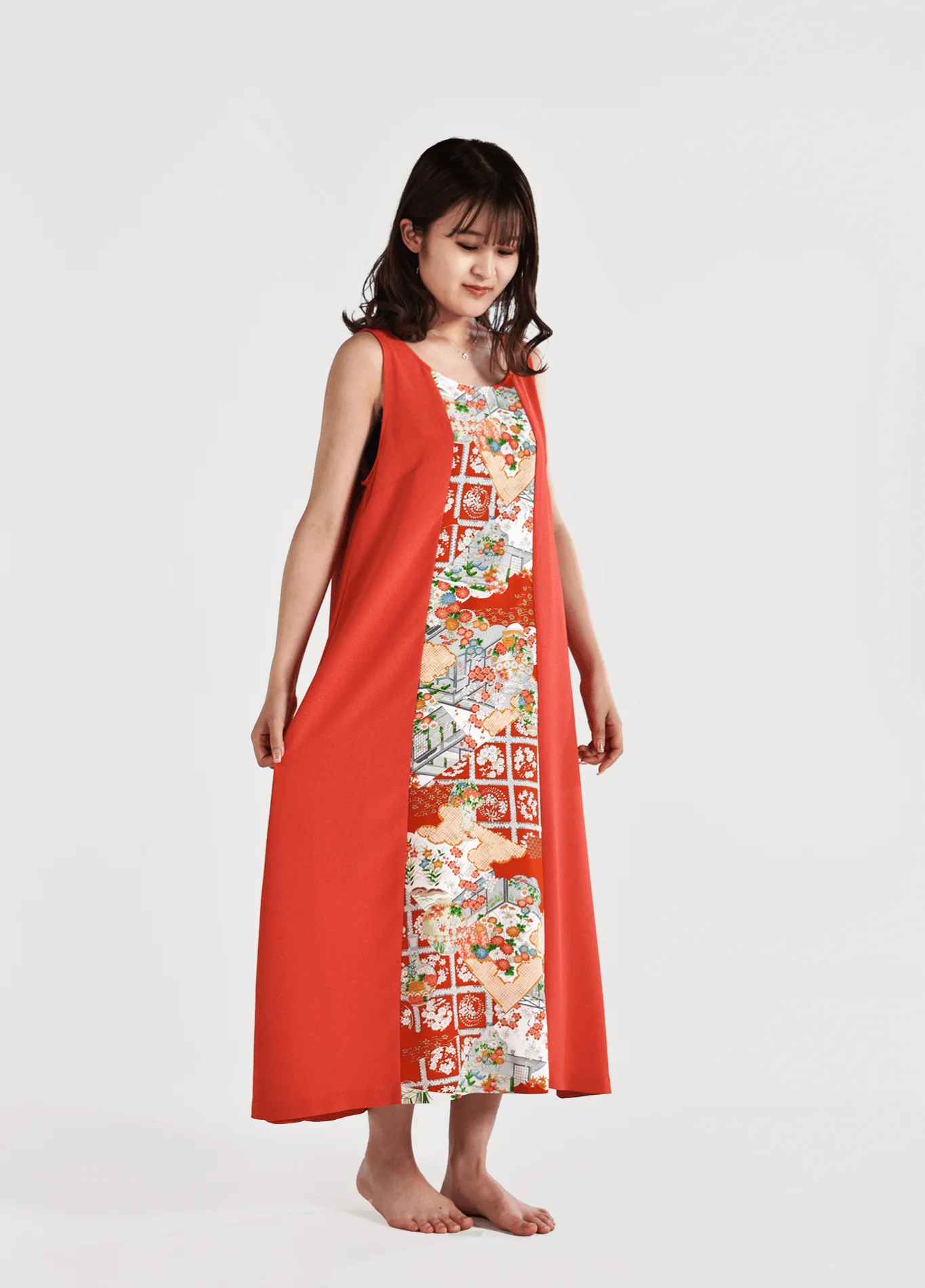 Robe kimono soie | Kodai Gara