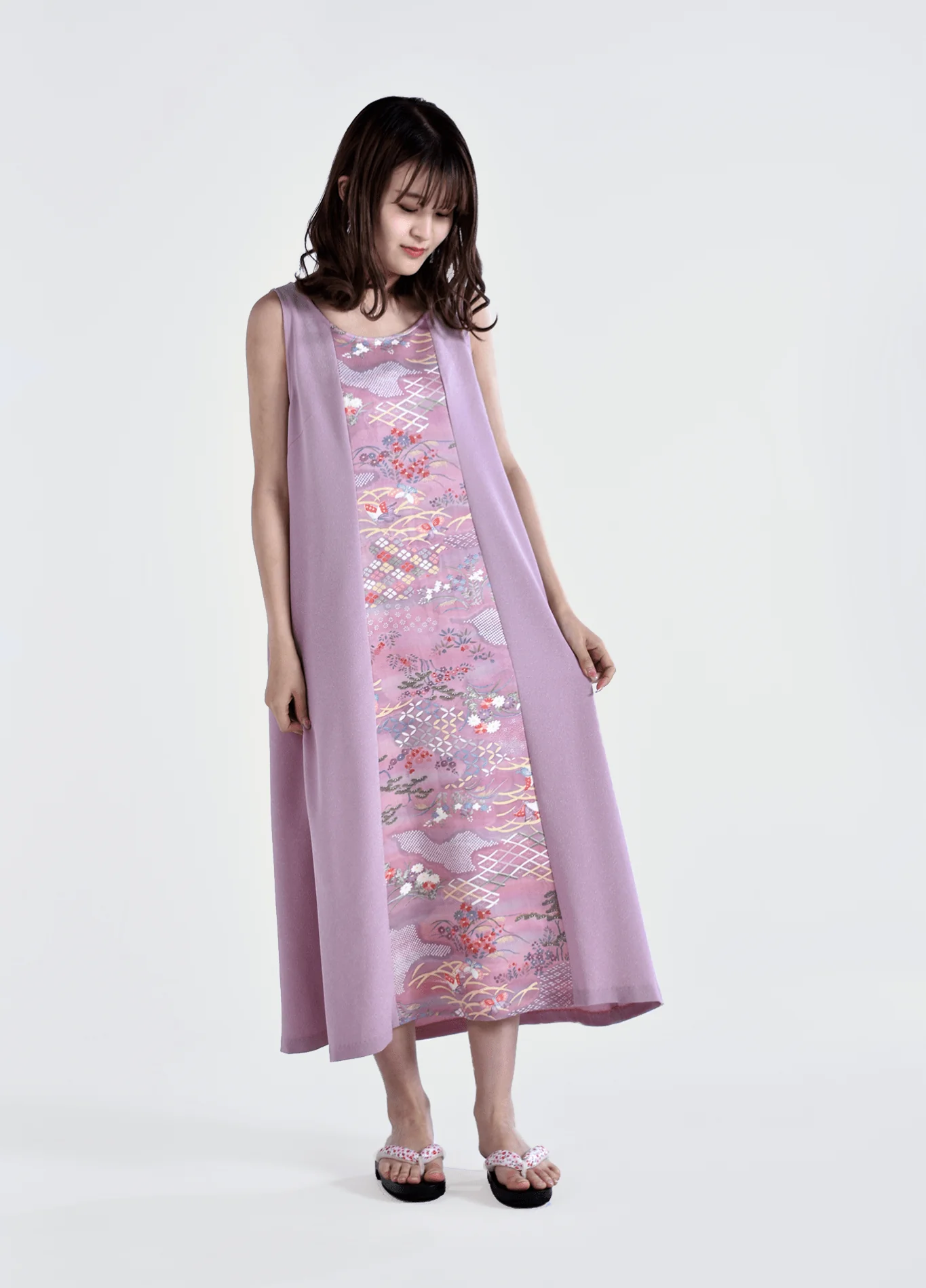 Robe kimono soie | Rakuen