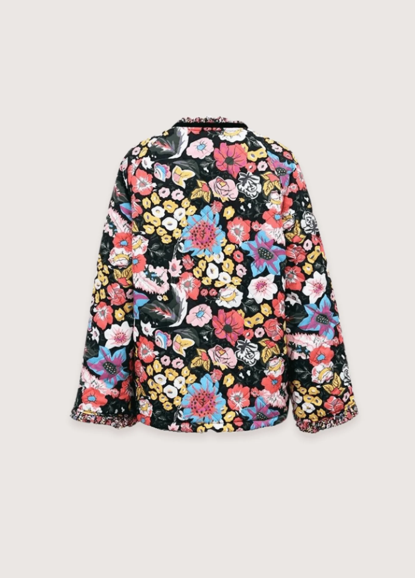 Veste kimono matelassée | Éclat Floral - Image 2