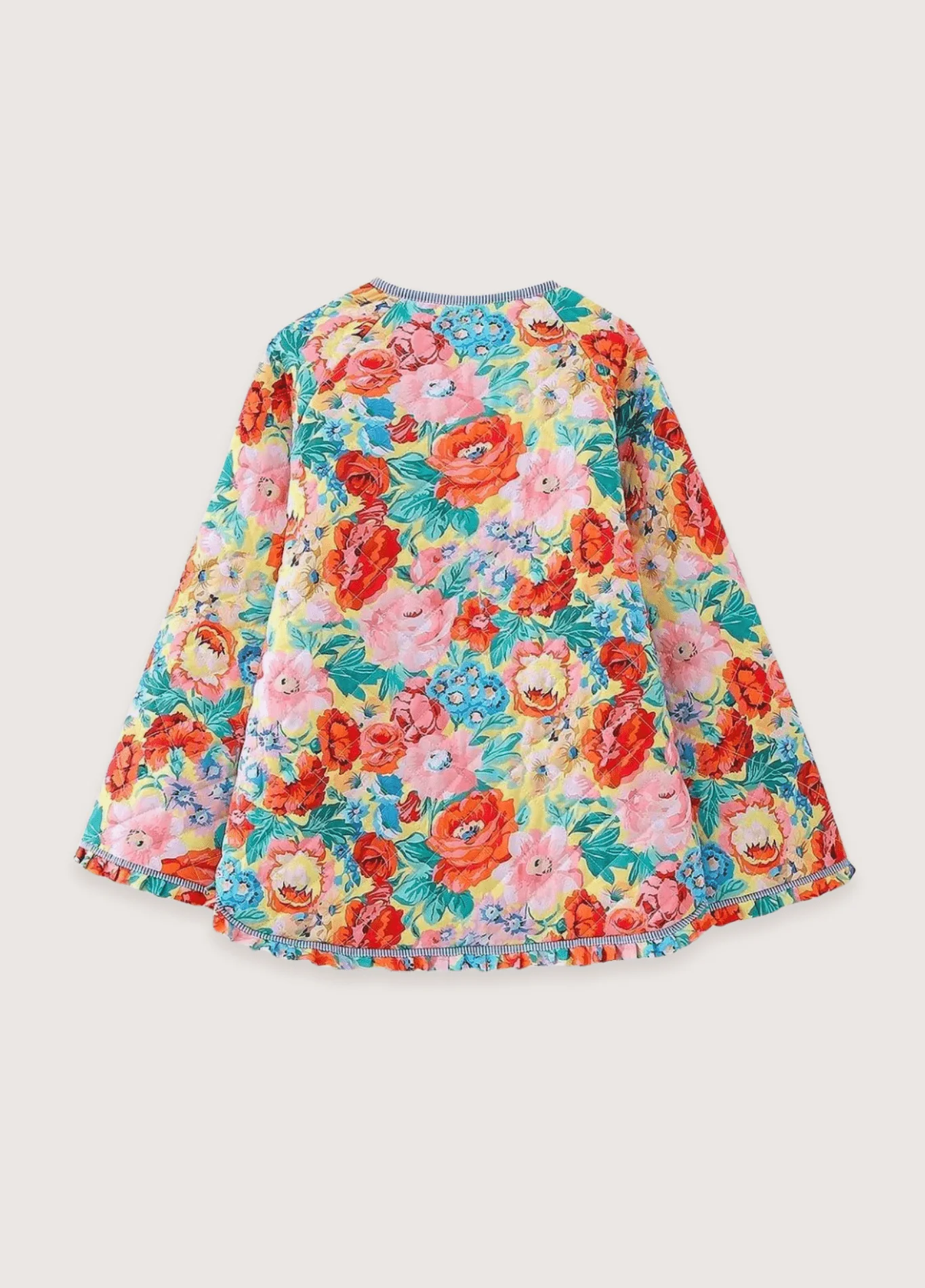 Veste kimono matelassée | Explosion Florale - Image 2