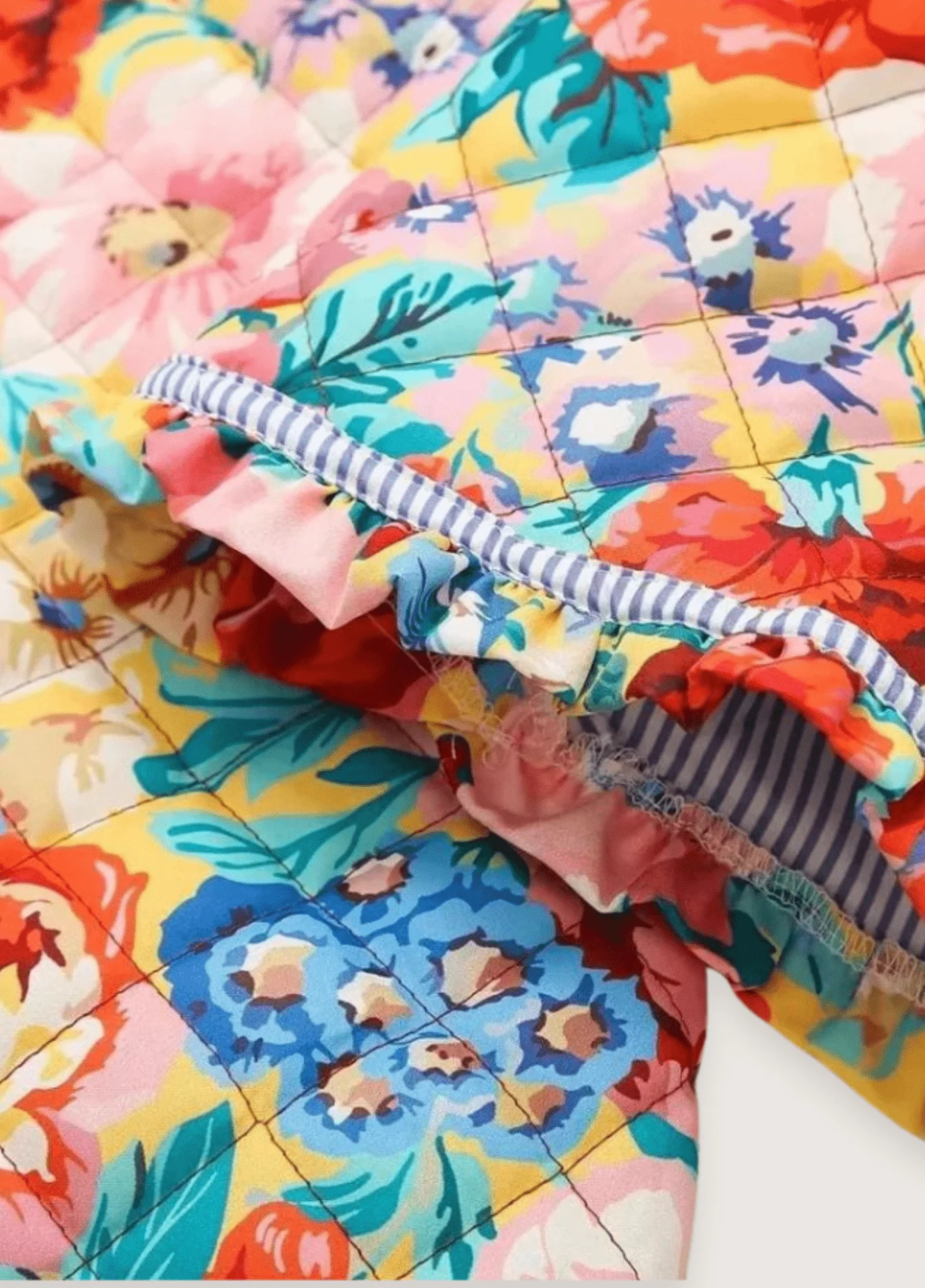Veste kimono matelassée | Explosion Florale - Image 4